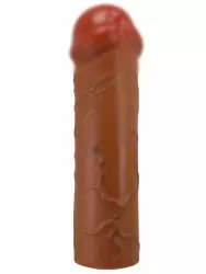 Реалистичная насадка-удлинитель Baile Nile, ТПР, 16,5 см