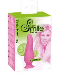 Анальная пробка Hopper на присоске - розовый