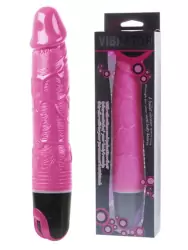 Яркий реалистичный вибромассажер Baile Vibrator – розовый