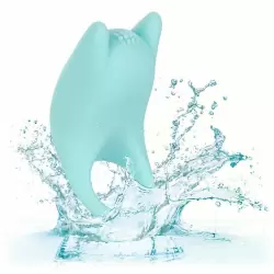 Оригинальное эрекционное кольцо Dual Exciter Enhancer с вибрацией – голубой