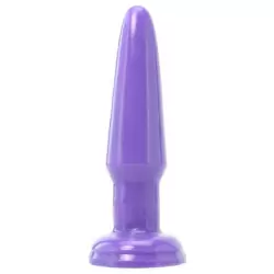 Яркая анальная пробка Neon Butt Plug – фиолетовый