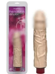 Фаллоимитатор The Naturals - Heavy Thick Veined Dong 8 с вибрацией – телесный