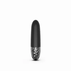 Инновационный вибратор Mystim Sleak Freak, с электростимуляцией 10 скоростей, 14,5 см, черный