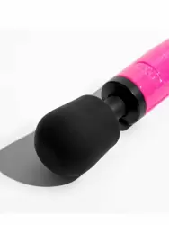 Мощный вибратор Doxy Die Cast, 37 см, силикон, розовый