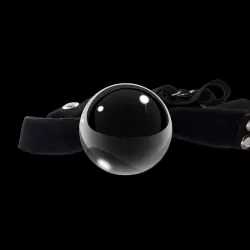 Кляп Icicles № 65 из стекла – черный