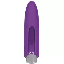 Дизайнерский мини массажер с насадкой Nyx - Lavender