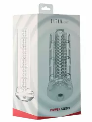Сменный рукав Sleeve Power для мастурбатора Kiiroo Titan, 19 см, ТПЭ, прозрачный