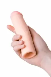 Гладкая реалистичная насадка ToyFa XLover Increase+ – телесный