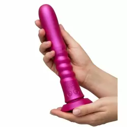 Вибратор «Romp Jiggle» с вибрацией и поступательными движениями, цвет фуксия