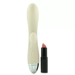 Двойной вибромассажер Alice с интеллектуальным режимом – бежевый	