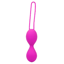 Вагинальные шарики с вибрацией Eve перезаряжаемые – розовый