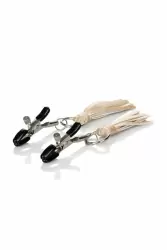 Зажимы для сосков Nipple Play Playful с кисточками - золотой