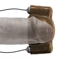 Виброкольцо-насадка для головки Pipedream с пультом, чёрный, две вибропули, TPR