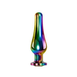 RAINBOW METAL PLUG MEDIUM Радужная анальная пробка средняя