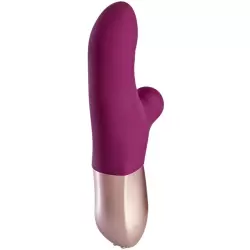 Перезаряжаемый вибратор-кролик Fun Factory Pearly, 17 см, силикон, виноградный