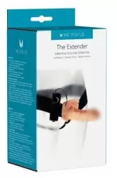Страпон с вибрацией Me You Us The Extender Hollow Vibrating Strap-On