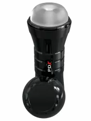 Нереалистичный мастурбатор Pipedream WET STROKERS, SUPER SLIDE &amp GLIDE XXL, увеличенный размер, 26 см, черный