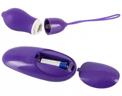 Мультифункциональное беспроводное виброяйцо Sweet Smile -  фиолетовый