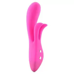 Вибромассажер Embrace Sweetheart Wand со стимуляцией клитора – розовый