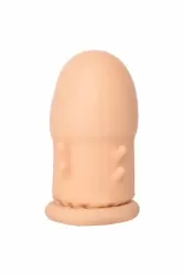 Латексная удлиняющая насадка с усиками ToyFa XLover Increase+ – телесный