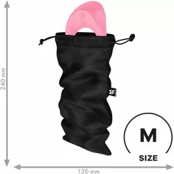 Черный мешочек для хранения секс-игрушек, Satisfyer, размер M