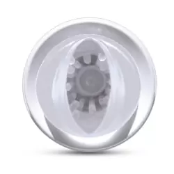 Перезаряжаемый мастурбатор вагина Roto-Bator Pussy с ротацией - серебристый