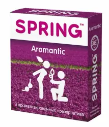 Презервативы SPRING™ Aromantic, 3 шт./уп. (ароматизированные)