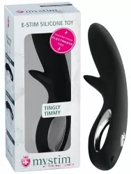 Массажер с электростимуляцией Tingly Timmy со стимуляцией клитора – черный