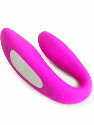 Компактный вибратор для пар Pretty Love Letitia, 10 см, 7 режимов, розовый