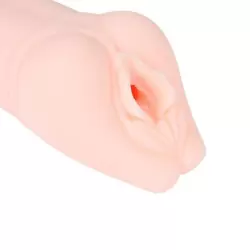 Компактный мастурбатор-вагина Jina – телесный
