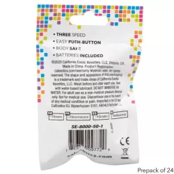 Компактная вибропуля FOIL 3-SPD BLT-PK PREPACK, 6,2 см, диаметр 1,8 см, розовый