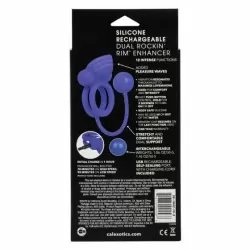 Двойное эрекционное кольцо Silicone Rechargeable Dual Rockin' Rim Enhancer