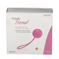 Вагинальный шарик Joyballs Trend со смещенным центром тяжести – светло-розовый