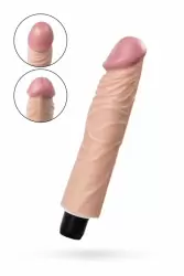 Реалистичный вибратор с венами и морщинками TOYFA A-Toys – телесный 