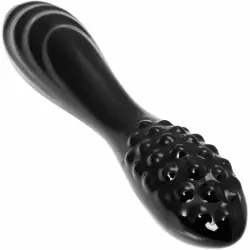 Двухсторонний стеклянный стимулятор Satisfyer Dazzling Crystal 11 (черный)