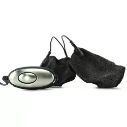 Электро-насадки Cock Sock на пенис и мошонку – черный