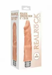 Фаллоимитатор с вибрацией Vibrating Dildo - 20 см.