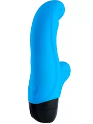 Фактурный вибратор-кролик Fun Factory Ocean 6 режимов, силикон, голубой