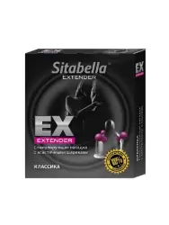 Стимулирующая насадка-презерватив с эластичными шариками Sitabella Extender – Классика