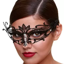 Маска со стразами Masq Paramour – черная