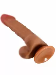 Реалистичный фаллоимитатор Baile, 18 см, ТПР, с мошонкой