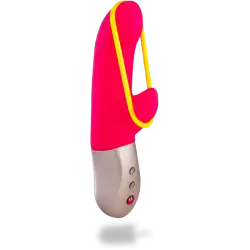 Инновационный вибратор-кролик Fun Factory Amorino, с эластичной лентой, 6 режимов, розовый