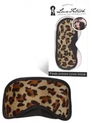 Восхитительная маска на глаза Peek-A-Boo Love Mask – леопардовый