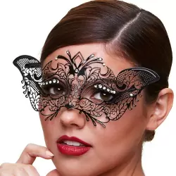 Маска со стразами Masq Madame – черная