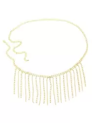 Украшение на бедра Ann Devine - Rhinestone Dangler Belt из кристаллов – золотой