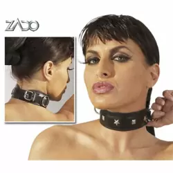 Кожаный ошейник Zado Collar - черный