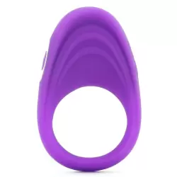 Эрекционное кольцо Embrace Pleasure Ring перезаряжаемое – фиолетовый