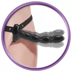 Женский страпон с вибрацией Twist and Shout 8”