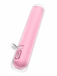 Вакуумный стимулятор клитора Satisfyer FIRST KISS, технология Air Pulse, 12,5 см, 30 режимов, силикон, розовый