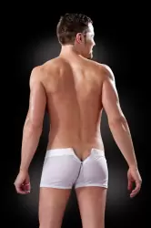 Прозрачные трусы-боксеры на молнии White Hot